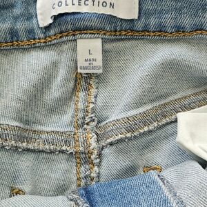 Wax Jean Collection Distressed Light Jean Shorts